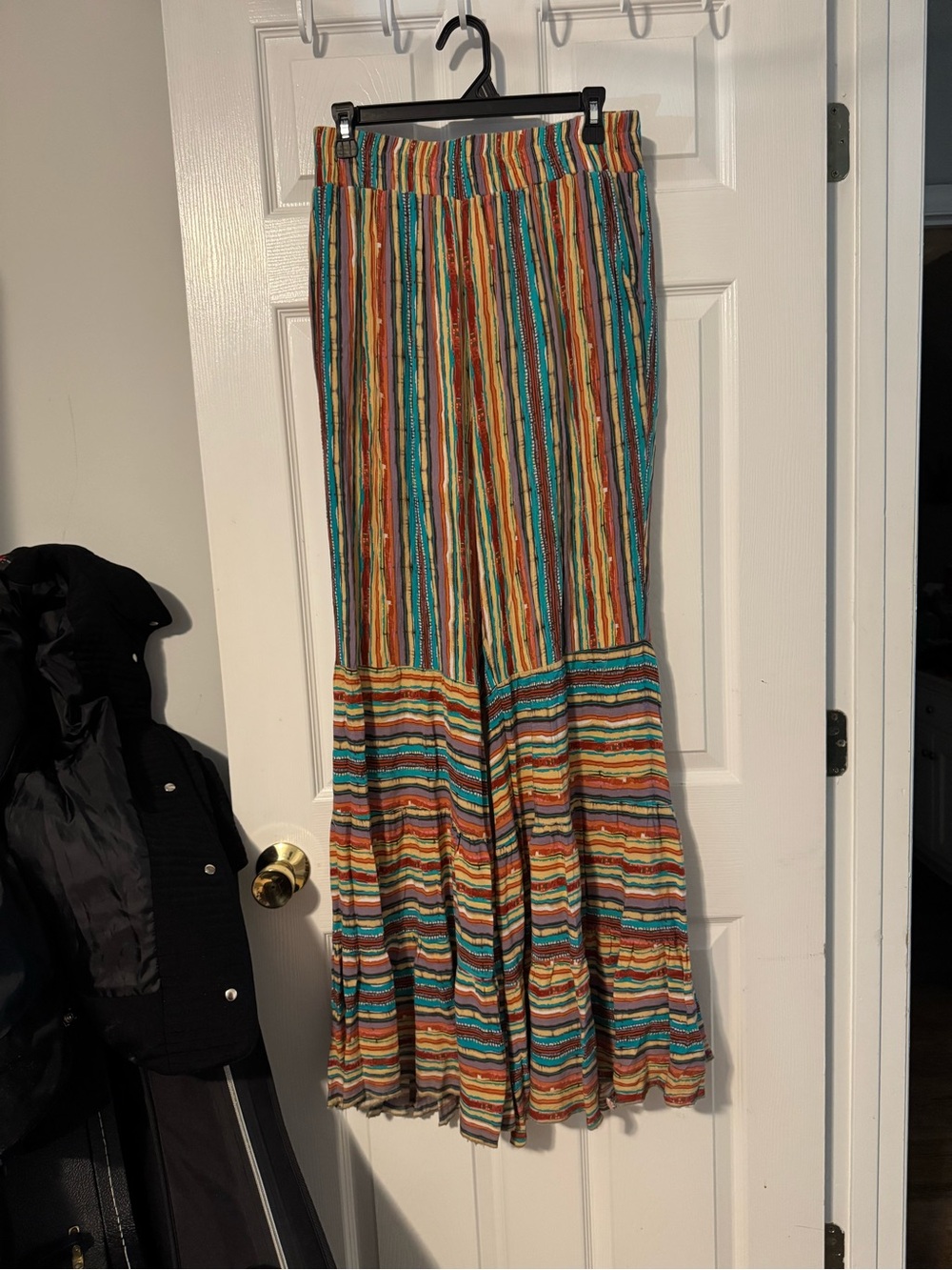 Striped Wide-Leg Palazzo Pants - Multicolor